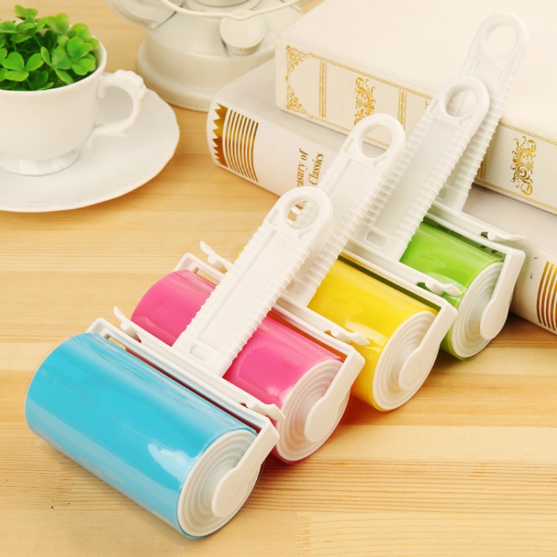 Washable roller sticker portable sticky clothes hair blower carpet bed sheet sucking sticky dust roller