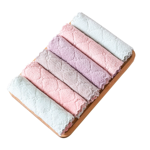 Двусторонное коралловое полотенце, носовой платок, хорошо впитывает воду, увеличенная толщина