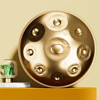 [Настройка ручной работы] 9 звуковые золотые+аксессуары+барабанные рамы