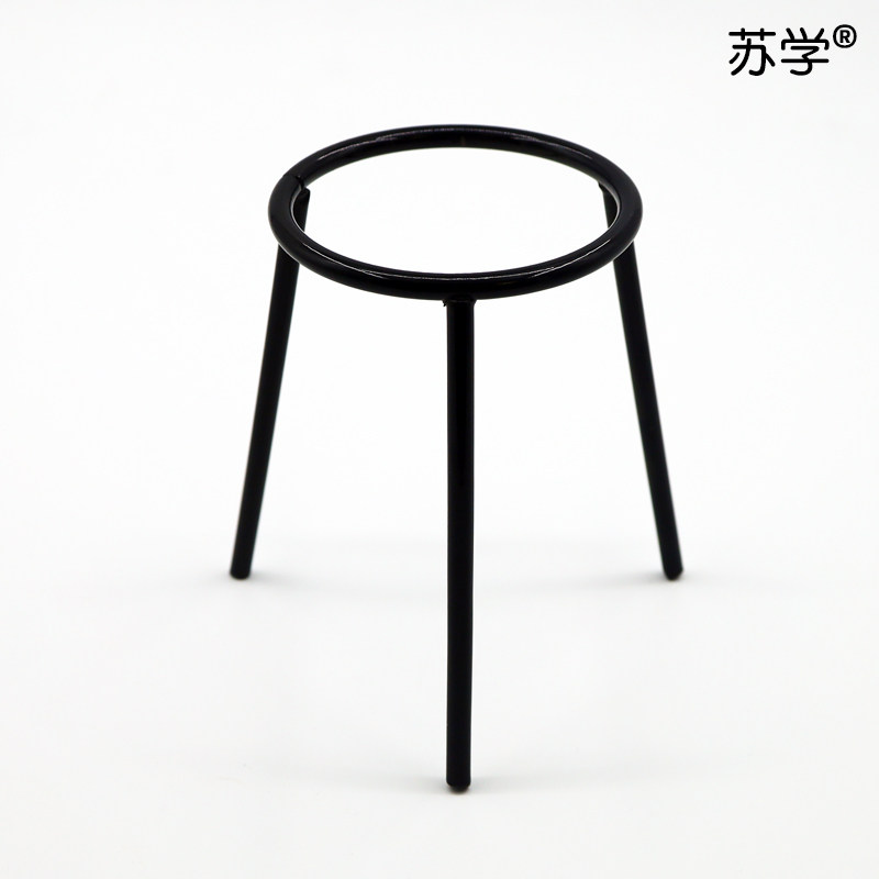 (Su Xue) Metal Tripod Heating Device Experimental Support for Chemical Experiment Tripod Alcohol Lamp Teaching Equipment Teaching Aps