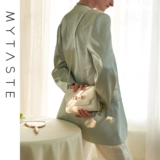 MYTASTE Ретро дизайнерская сумка на одно плечо, из натуральной кожи, тренд сезона