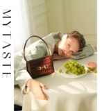 MYTASTE Кожаная сумка на одно плечо, дизайнерская ретро сумка подмышку, воловья кожа, тренд сезона