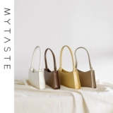 MYTASTE Высококачественная сумка подмышку, ретро сумка на одно плечо, сумка через плечо, из натуральной кожи