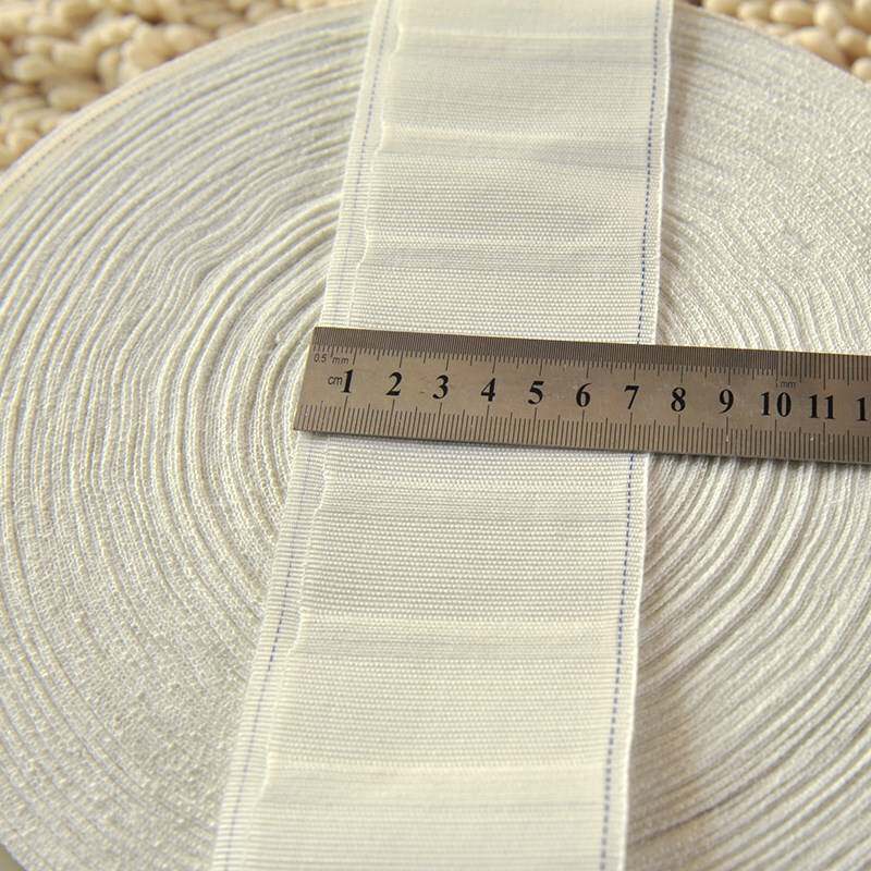 Curtain head hook cloth belt cotton strip white cloth strip accessories on the curtain accessories cloth bag thickened pure cotton belt