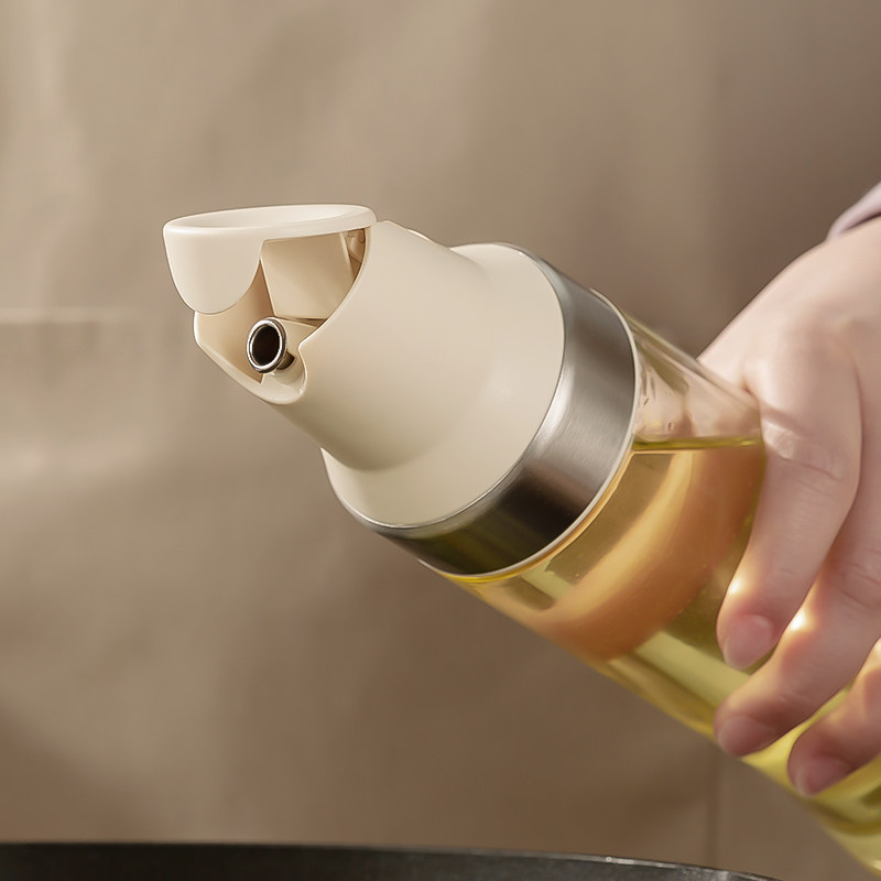 Gravity Sensing Oil Bottle Home Soy Sauce Vinegar Sauce Bottle Glass Not Hanging Oil oil tank Kettle Kitchen automatic opening and closing oil pot