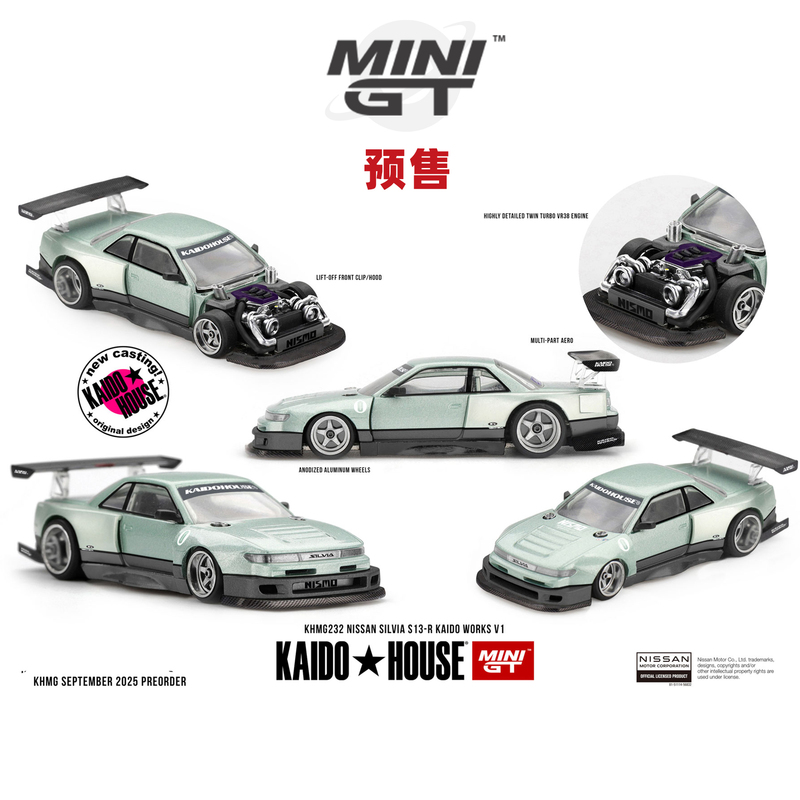 [Oseky] in Stock Minigt Kaidohouse Nissan Silvia S13 R 232