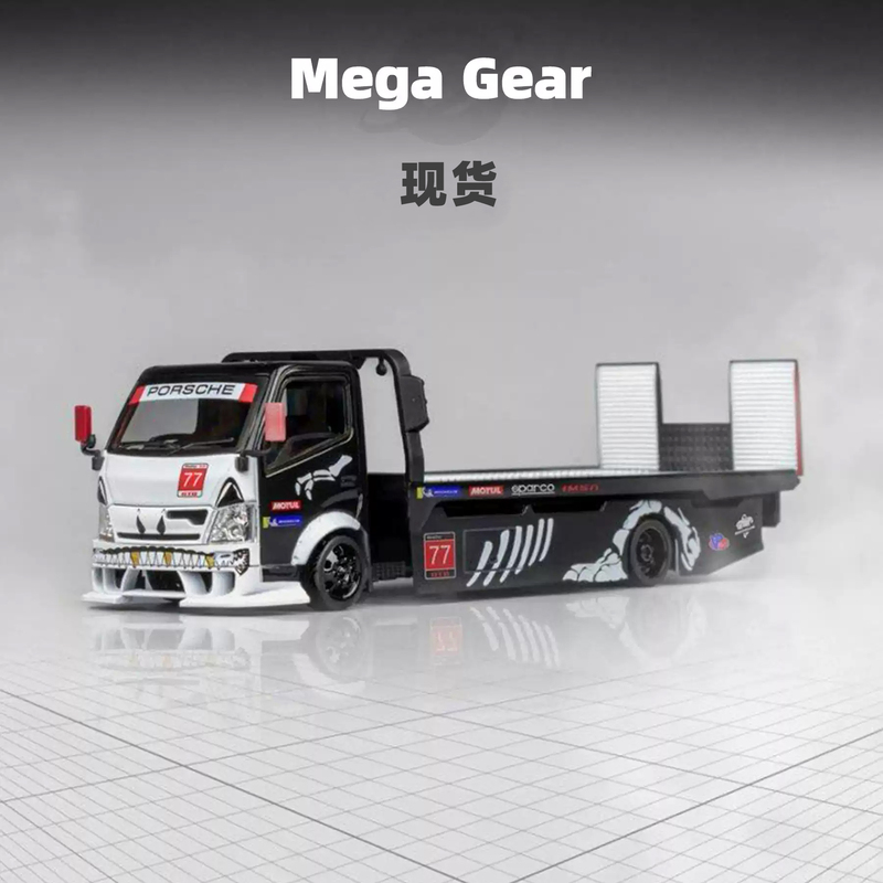 [Oseky] In-Stock Mega Gear Mg Bone Dragon Painted Trailer Alloy 1:64