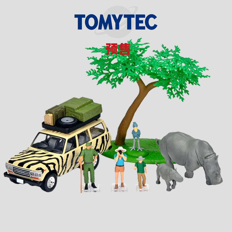 [Oseky]Tomytec Tlv July Ocean Hall Carsnap 31A Toyota Land Cruiser 60 Zoo
