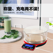 Electronic scale Home Small Kitchen Scales Baking Tool Gram Weight 0 01-01 Charging Weighing Food Kick Says A Small Scale