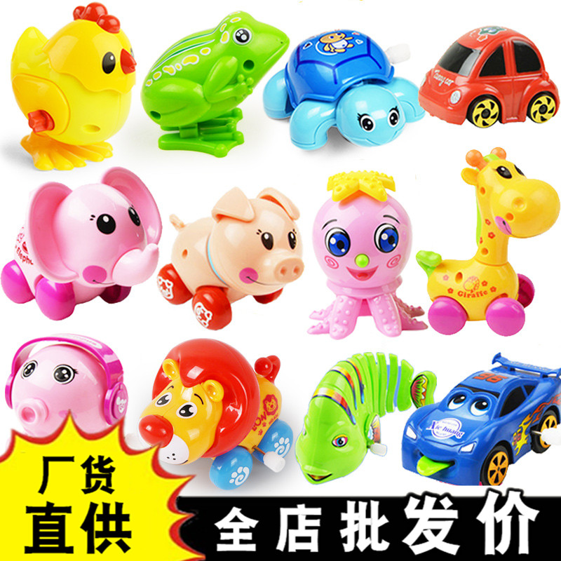 Octopus plastic infant child clockwork toy frog 0-1-2-year-old crawl baby puzzle dolly animal iron sheet