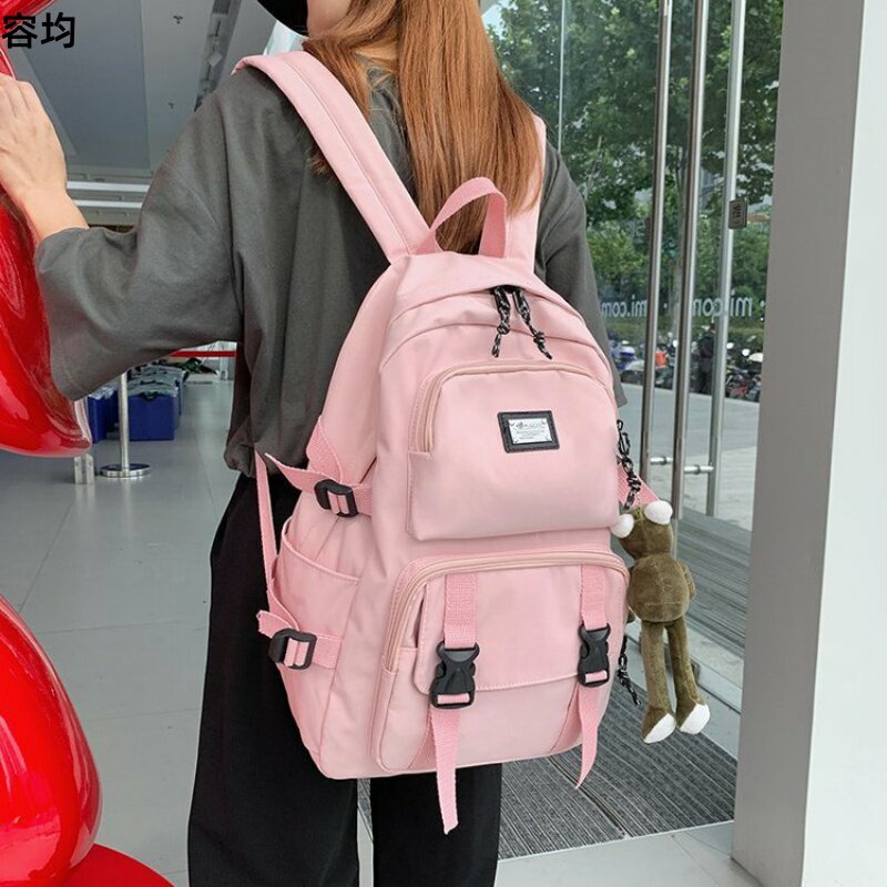 Schoolbag female Korean version of campus high school college students ins wind shoulder bag vintage sense Sen Department all-match junior high school student backpack