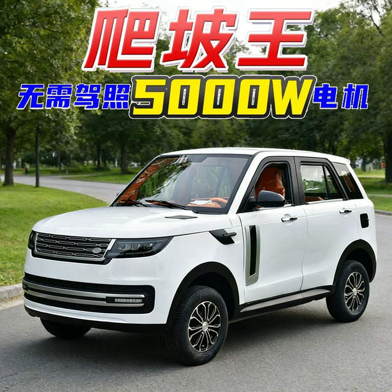 2026 New Model Electric Four-Wheel Vehicle for Elderly, Household Use, Adult Mobility, Women's New Energy Dual-Use Electric Vehicle