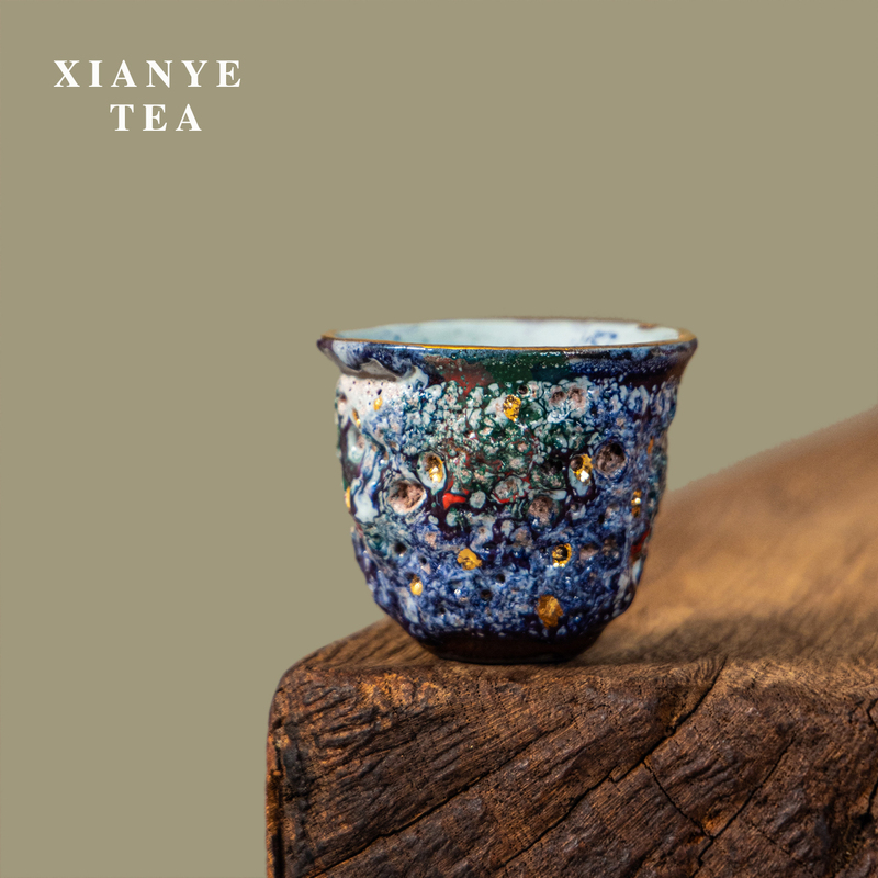 Handmade Shino-Yaki Tea Cup, Vintage Master Cup, Wood-Fired, High-End Personal Single Cup Tea Set, Fortune-Attracting Ceramic Handmade Shino-Yaki Tea Cup, Vintage Master Cup, Wood-Fired, High-End Personal Single Cup Tea Set, Fortune-Attracting Ceramic