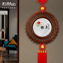 Stone Rhymes New Chinese Wood Carved Pendant Office Wall Wall Decoration New Store Opening Gift Big steam Day