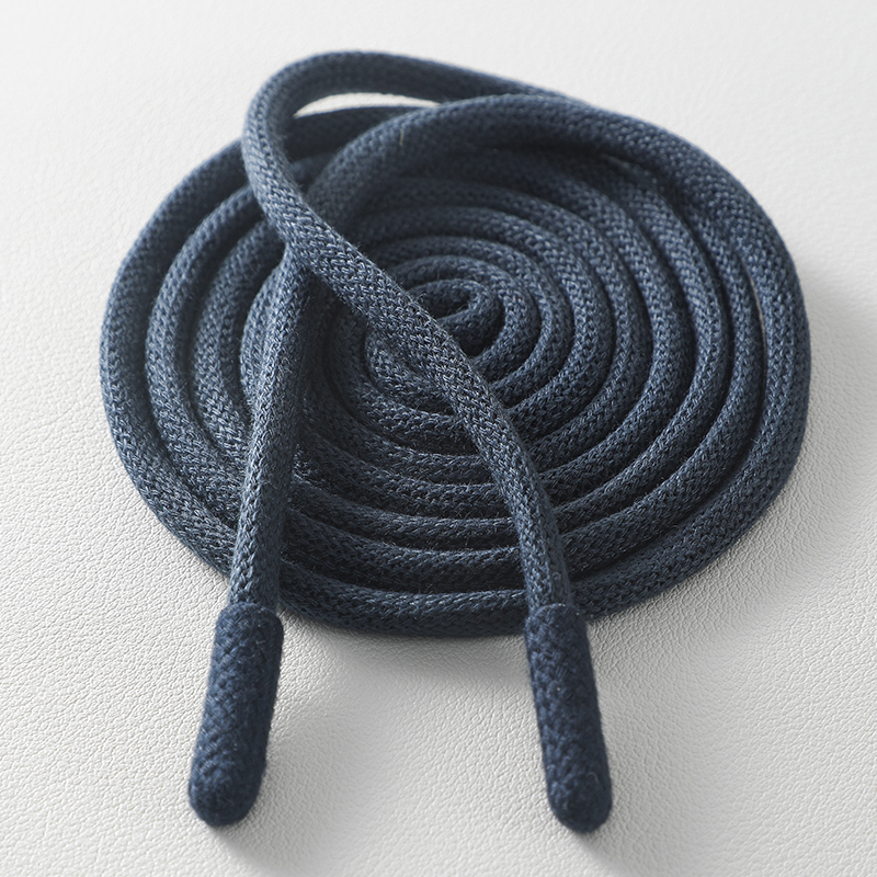 Navy Blue Round Drawstring for Sweatpants, Hoodie, Casual Pants, Hat, Drawstring Tie