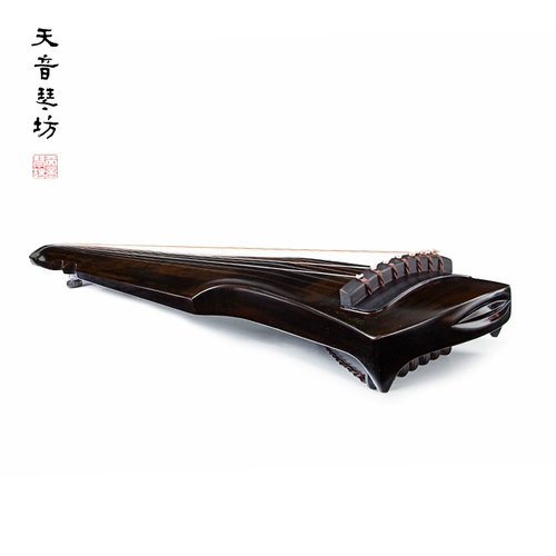 天音 Guqin Fuxi Style Long Skanting Series Beginner Pure Handmade Lacquer Old Fir Wood профессионально играет на гитаре с семи строк