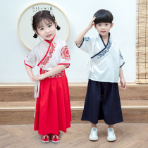 Childrens Handmaids Ancient clothes Chinese Wind Less Master Costume Super Fairy Fairytale Fairytale Fairytale Dress Performance Out of the Costume Costume