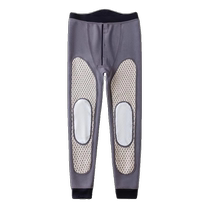 Mens graphene heating thermal trousers winter velvet thickened cotton trousers autumn trousers knee pads waist trousers northeastern cotton trousers