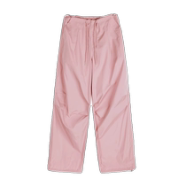 Black quick-drying overalls for women summer thin outdoor assault pants sports hiking pants American drawstring parachute pants