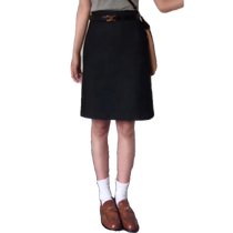 Denim skirt womens summer new high-waisted slimming A-line skirt temperament casual mid-length crotch-covering butt-covering skirt