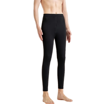 Extended version tall thermal pants mens winter velvet tight leggings motorcycle barbie pants black shark pants