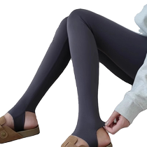 Foot-stepping shark pants for womens outer wear in autumn and winter velvet thickening high-waisted stretch leggings butt-lifting traceless Barbie yoga pants