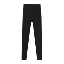 Black tight-fitting shark pants for women in spring and autumn plus velvet high-waisted belly-lifting butt-lifting bottoming pencil pants yoga pants small-legged pants
