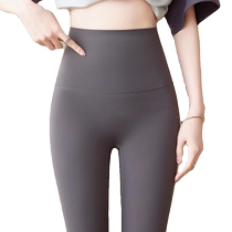 High-waisted butt-lifting shark pants for womens outer wear spring and autumn new tight-fitting belly-control leggings without embarrassing lines yoga pants