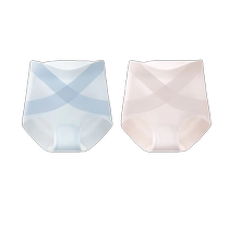 3 pieces of seamless ice silk antibacterial womens underwear tummy-tightening butt-lifting high-waisted shorts summer ultra-thin 2024 new safety pants