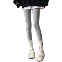 高个子加长款打底裤女外穿秋冬季加绒加厚特厚一体东北保暖棉裤