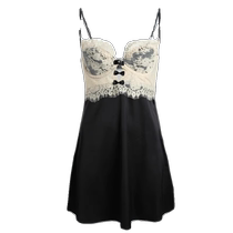 Sexy Pajamas for Women Summer Ice Silk Thin Steel Rings Gather Small Breasts Show Big Suspender Nightgown Lace High-Quality Short Skirt