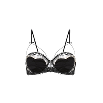 Sexy lingerie for women with small breasts push-up ultra-thin cup bra French pure lust lace with underwired thong bra set