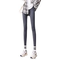 Extended version of Tall Shark Pants for womens outer wear in autumn and winter plus velvet and thickened leggings pressure slimming yoga Barbie pants