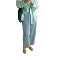 Light-colored harem jeans for women in summer thin high-waisted pear-shaped straight loose sickle daddy pants banana pants