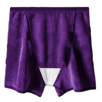 Womens thermal underwear winter velvet safety pants thickened high waist warm palace pants plus size boxer briefs velvet underwear