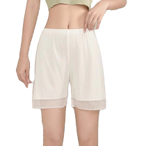 2 packs of ice silk safety pants for women summer lace leggings anti-exposure pajamas loose safety pants shorts