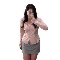 Slightly chubby mm large size ice silk cool feeling slim waist sun protection clothing for women summer sports slimming anti-UV sun protection clothing