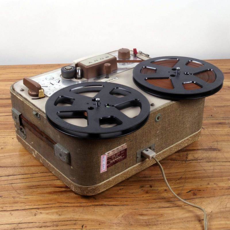 (Yao Lan) Functional normal Sony101 Sony 100V opens with old machine recorder vacuum tube antique