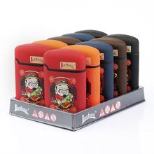 防风可充气打火机个性时尚翻盖