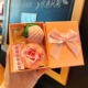 Имя+фанат yongsheng цветок+персиковые цветы+розовая подарочная коробка