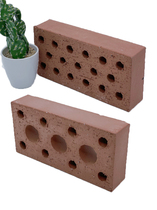 Guangdong red brick porous brick terracotta brick sintered brick clear water brick block building landscape wall hollow brick blue brick