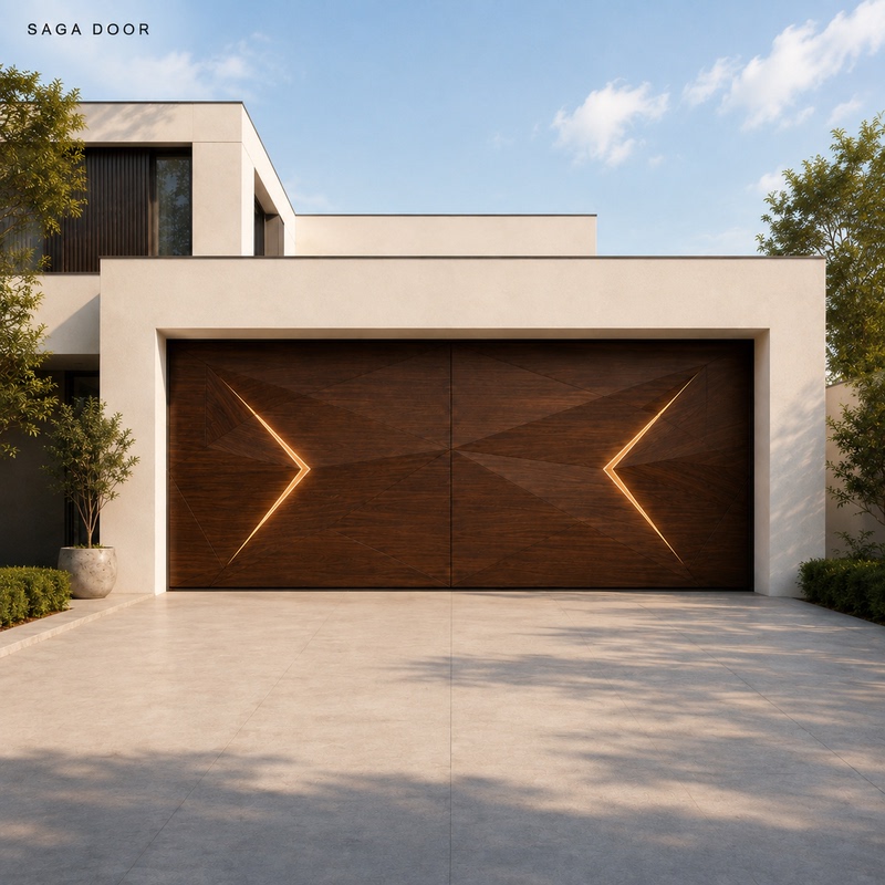 High-End Villa Garage Door, Fast-Sensing Rolling Shutter Door, Electric Turbine Door, Intelligent Remote Control, Soundproof, Sealed Automatic Door