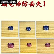 Broth foot ring lettering parrot opening aluminum alloy foot ring ring buckle anklet identification ring Bighing foot ring engraving