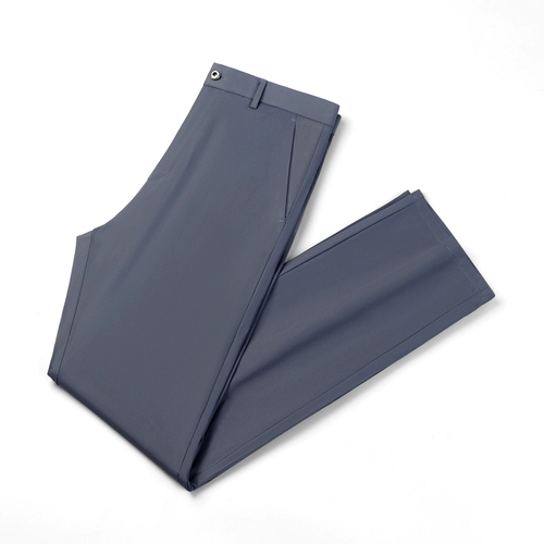 袋鼠 Эластичные шелковые летние дышащие штаны для отдыха, для мужчины среднего возраста, средняя посадка