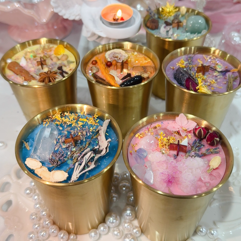 Metal Bucket Candle Handmade Original Candle Handmade Natural Candle Scented Candle Indoor