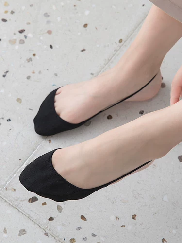 Высокие носки для обуви детские носки Супер мелкие рот силиконовые носки перед передней ногой без хемо -эми -стира и наполовину висящие чулки