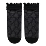 Кружевные колготки, носки, хлопковые летние тонкие милые японские гольфы, средней длины