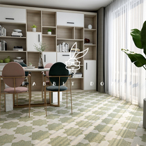 Nordic Wind Green Grain water grinding stone Living room Bedroom Floor Tiles Toilet Balcony anti-slip abrasion resistant tiles 200200