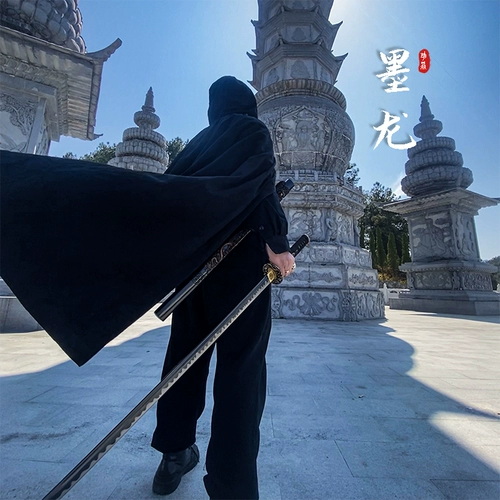 Вышитый пружинный нож Longquan, нож янджи, нож нож вместе, коллекция Tang Hengdao, Меч и защита холодное оружие Неизвестно