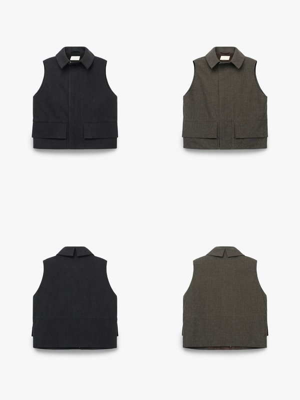 Kovism｜25Aw Independent Threshold Drawstring Vest